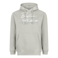 Moon Dust boston skyline t shirt for women, men, girls & boys Heavyweight Hoodie - linhVisuals