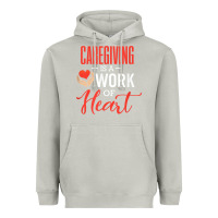 Moon Dust caregiving is a work of heart caregiver gifts for men, women t shirt Heavyweight Hoodie - linhVisuals