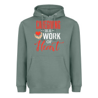 Sage caregiving is a work of heart caregiver gifts for men, women t shirt Heavyweight Hoodie - linhVisuals