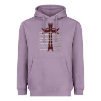 Lavender knights templar crusader cross ring order be without fear t shirt Heavyweight Hoodie - linhVisuals