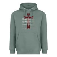 Sage knights templar crusader cross ring order be without fear t shirt Heavyweight Hoodie - linhVisuals