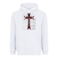 White knights templar crusader cross ring order be without fear t shirt Heavyweight Hoodie - linhVisuals