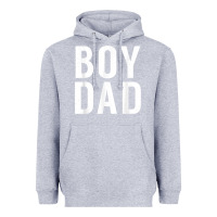Heather Grey boy dad son father daddy dad t shirt Heavyweight Hoodie - linhVisuals