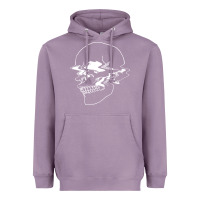 Lavender creepy cool egirl eboy pastel goth vaporwave glitch skull sweatshirt Heavyweight Hoodie - linhVisuals