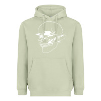 Matcha creepy cool egirl eboy pastel goth vaporwave glitch skull sweatshirt Heavyweight Hoodie - linhVisuals