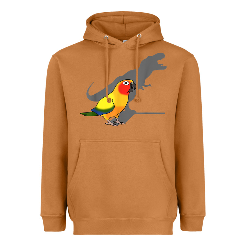 Cute Screaming Parrot, Birb Memes, Funny T Rex Sun Conure T Shirt Heavyweight Hoodie by linhVisuals | Teevron