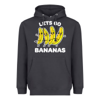 Smoke lets go bananas shirt  funny fruit pun shirt  banana t shirt Heavyweight Hoodie - linhVisuals