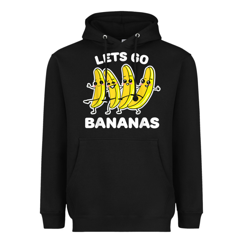 Lets Go Bananas Shirt  Funny Fruit Pun Shirt  Banana T Shirt Heavyweight Hoodie by linhVisuals | Teevron
