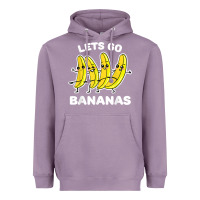 Lavender lets go bananas shirt  funny fruit pun shirt  banana t shirt Heavyweight Hoodie - linhVisuals