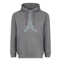 Storm eiffel tower with diamonds the parisian french love sign t shirt Heavyweight Hoodie - linhVisuals