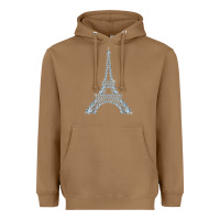 Toasted Coconut eiffel tower with diamonds the parisian french love sign t shirt Heavyweight Hoodie - linhVisuals