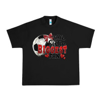 Black little sister biggest fan soccer Urban Heavy Tee - FaDigitalArtStudio