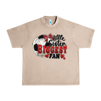 French Oak little sister biggest fan soccer Urban Heavy Tee - FaDigitalArtStudio