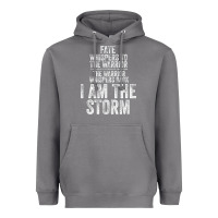 Storm fate whispers to warrior i am the storm quote gritty fighter t shirt Heavyweight Hoodie - linhVisuals