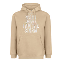 Mushroom fate whispers to warrior i am the storm quote gritty fighter t shirt Heavyweight Hoodie - linhVisuals