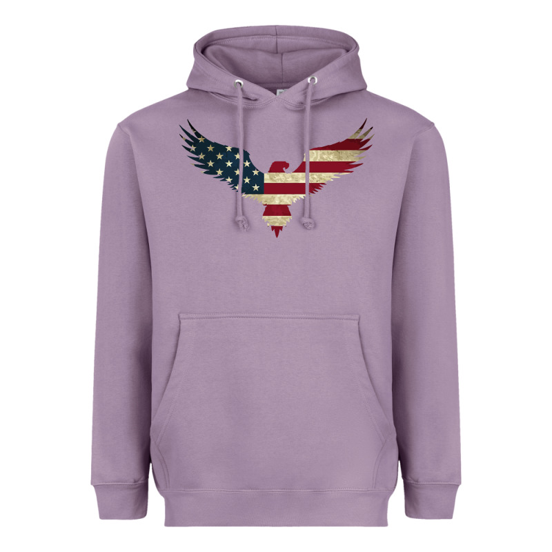 Bald Eagle  America Heavyweight Hoodie by linhVisuals | Teevron