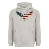 Moon Dust bald eagle  america Heavyweight Hoodie - linhVisuals