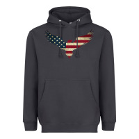 Smoke bald eagle  america Heavyweight Hoodie - linhVisuals