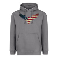 Storm bald eagle  america Heavyweight Hoodie - linhVisuals