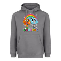 Storm cn the amazing world of gumball & darwin rainbow portrait pullover hoo Heavyweight Hoodie - linhVisuals
