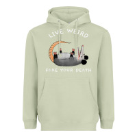 Matcha funny opossum possum tee live weird fake your death t shirt Heavyweight Hoodie - linhVisuals