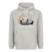 Moon Dust funny opossum possum tee live weird fake your death t shirt Heavyweight Hoodie - linhVisuals