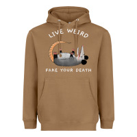 Toasted Coconut funny opossum possum tee live weird fake your death t shirt Heavyweight Hoodie - linhVisuals