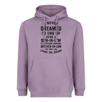 Lavender mens i never dreamed i'd end up being a son in law funny gift t shirt Heavyweight Hoodie - linhVisuals