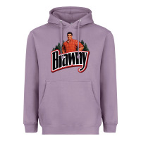 Lavender brawny paper towel guy Heavyweight Hoodie - linhVisuals