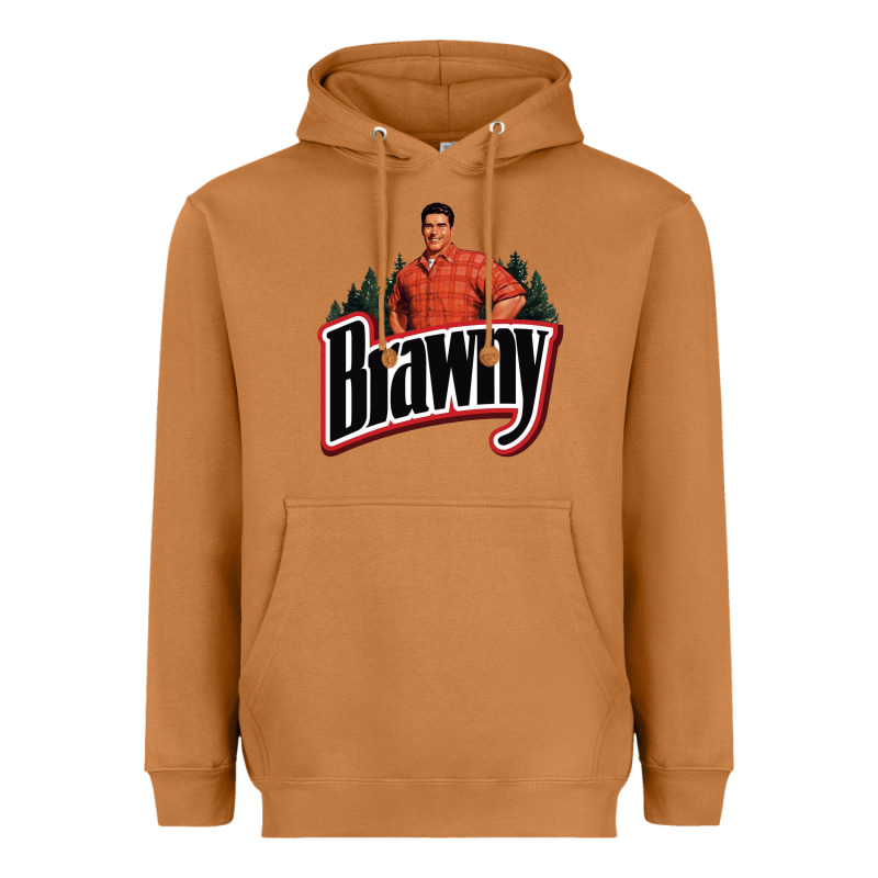 Brawny Paper Towel Guy Heavyweight Hoodie by linhVisuals | Teevron