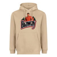 Mushroom brawny paper towel guy Heavyweight Hoodie - linhVisuals
