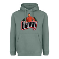 Sage brawny paper towel guy Heavyweight Hoodie - linhVisuals