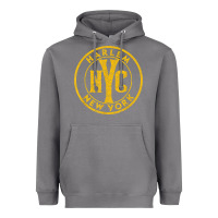 Storm harlem new york nyc vintage sign distressed amber print t shirt Heavyweight Hoodie - linhVisuals