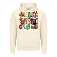 Vintage Artic Merry christmas calfs Vintage Hoodie - FaDigitalArtStudio