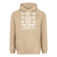 Mushroom i'm not a perfect son but my crazy mom loves me mother's day t shirt Heavyweight Hoodie - linhVisuals