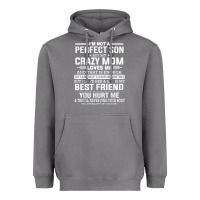 Storm i'm not a perfect son but my crazy mom loves me mother's day t shirt Heavyweight Hoodie - linhVisuals