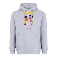 Heather Grey free throws or bows basketball baby gender reveal t shirt Heavyweight Hoodie - linhVisuals