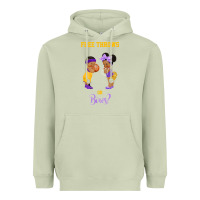Matcha free throws or bows basketball baby gender reveal t shirt Heavyweight Hoodie - linhVisuals