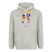 Moon Dust free throws or bows basketball baby gender reveal t shirt Heavyweight Hoodie - linhVisuals