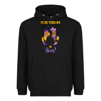 Black free throws or bows basketball baby gender reveal t shirt Heavyweight Hoodie - linhVisuals