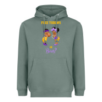 Sage free throws or bows basketball baby gender reveal t shirt Heavyweight Hoodie - linhVisuals