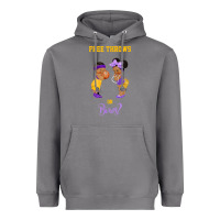Free Throws Or Bows Basketball Baby Gender Reveal T Shirt Heavyweight Hoodie | Teevron