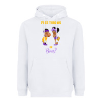 White free throws or bows basketball baby gender reveal t shirt Heavyweight Hoodie - linhVisuals