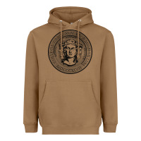 Toasted Coconut city college of new york seal Heavyweight Hoodie - linhVisuals