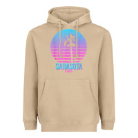 Mushroom sarasota florida vintage retro palm tree t shirt Heavyweight Hoodie - linhVisuals