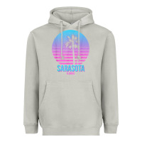 Moon Dust sarasota florida vintage retro palm tree t shirt Heavyweight Hoodie - linhVisuals