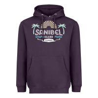 Plum sanibel island retro style florida t shirt Heavyweight Hoodie - linhVisuals