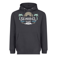 Smoke sanibel island retro style florida t shirt Heavyweight Hoodie - linhVisuals