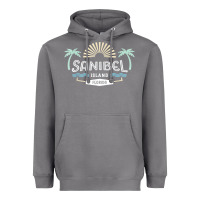 Storm sanibel island retro style florida t shirt Heavyweight Hoodie - linhVisuals