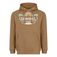 Toasted Coconut sanibel island retro style florida t shirt Heavyweight Hoodie - linhVisuals